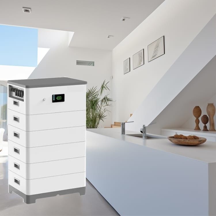 ESS 2.56KWH 5.12KWH 10.24KWH LiFePO4 batteria a ioni di litio Sistema di accumulo di energia solare
