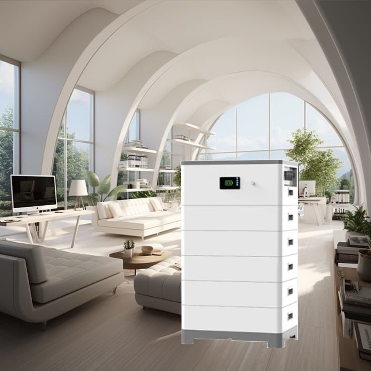 51.2V 100AH stack all in one rackmount batteria al litio per la casa di stoccaggio dell'energia solare