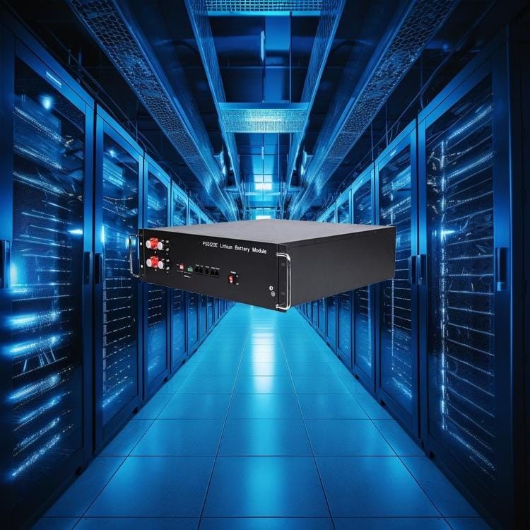 Batteria agli ioni di litio montata su un rack 14Kwh Sistema di accumulo di energia domestica 48V Batteria solare LiFePO4
