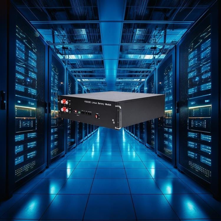 Sistema di accumulo di energia a batteria al litio Lifepo4 montato su rack ad alta tensione da 50 kWh per applicazioni industriali