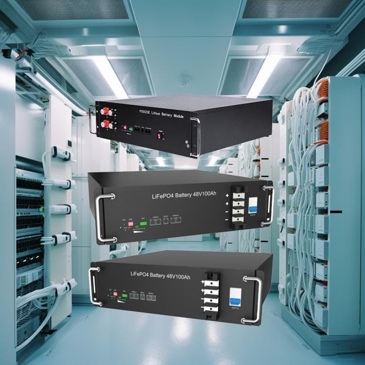 10.24kwh 200Ah Batteria al litio Lifepo4 Rackmount Batteria al litio Sistema di accumulo di energia domestica