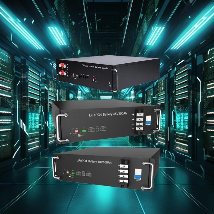2.56kwh 5.12kwh 10.24kwh 200a Batteria di accumulo di energia per la casa montata su un rack Batteria al litio montata su un rack